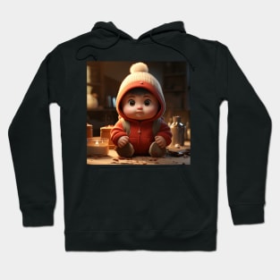 Adorable Cartoon Infant Hoodie